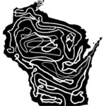 Wisconsin labyrint puzzle